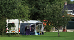 spacious pitch for caravan with awning