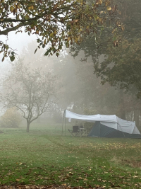 kamperen in de herfst